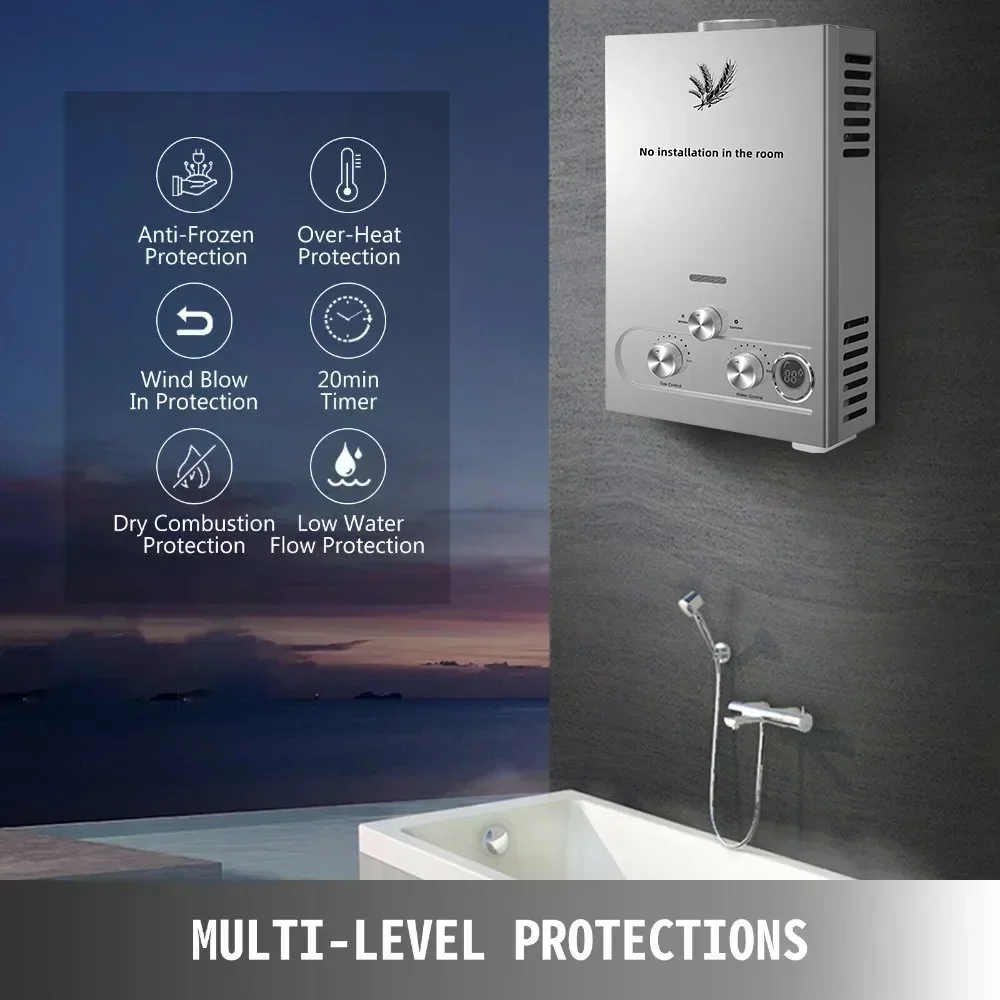 LPG Gas Water Heater 6L 8L 10L - огляд і ціна Home Cooking Gas