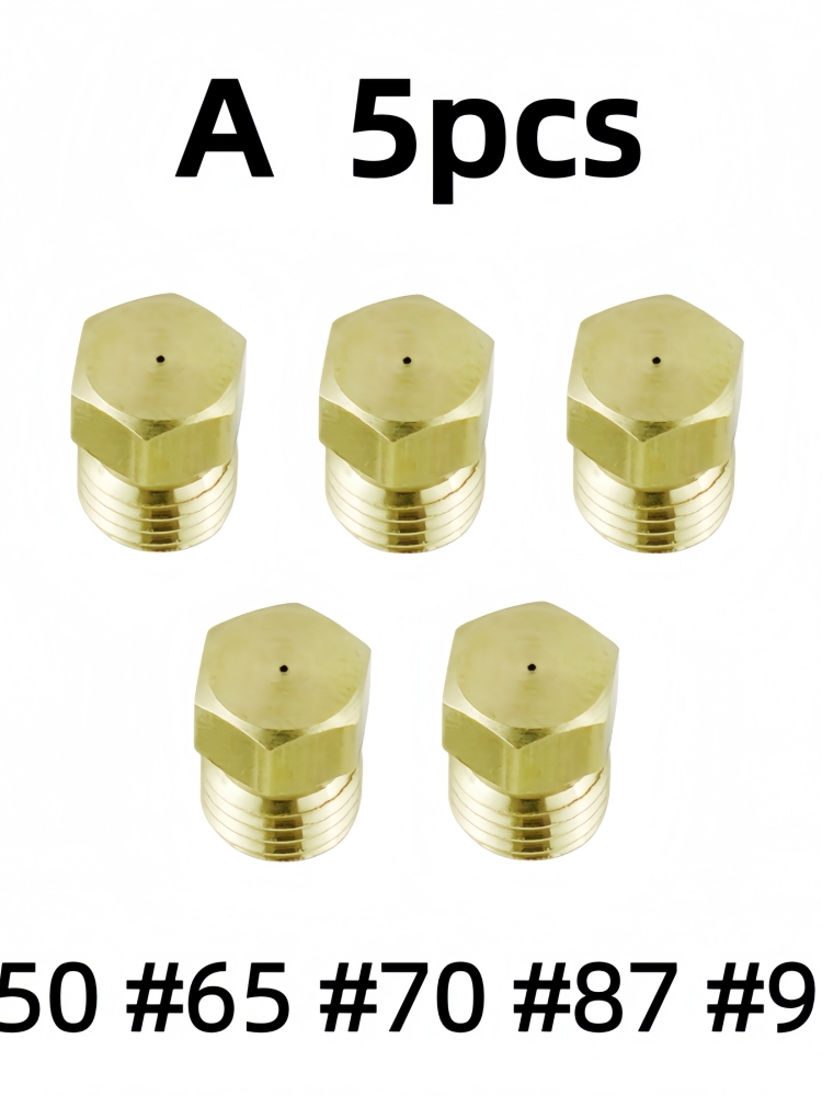 5pcs Brass Gas Jet Nozzles Bur - огляд і ціна Home Cooking Gas