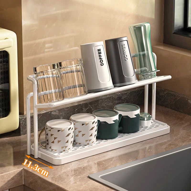 2-Tier Cup Drying Rack With Dr - огляд і ціна Home Cooking Recipes