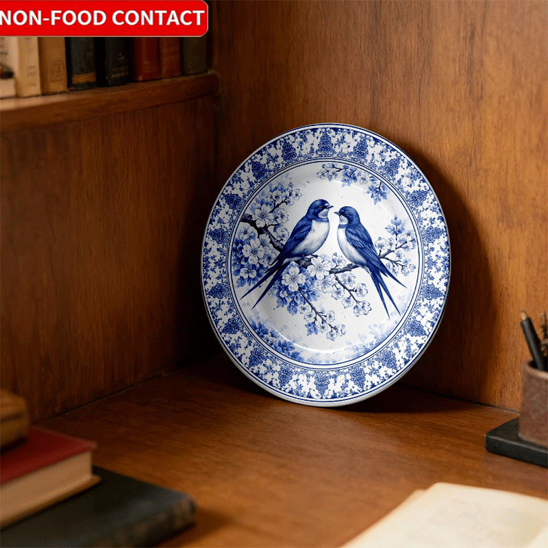 Decorative Plate with Blue-and - огляд і ціна Home Cooking Recipes