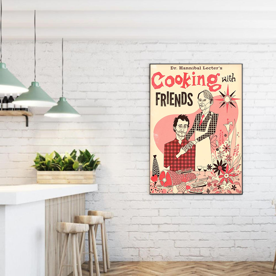Kitchen Canvas Painting Hannib - огляд і ціна Home Cooking Cookbook