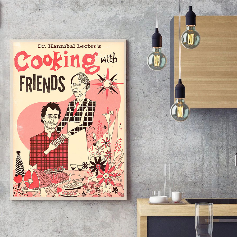 Kitchen Canvas Painting Hannib - огляд і ціна Home Cooking Cookbook